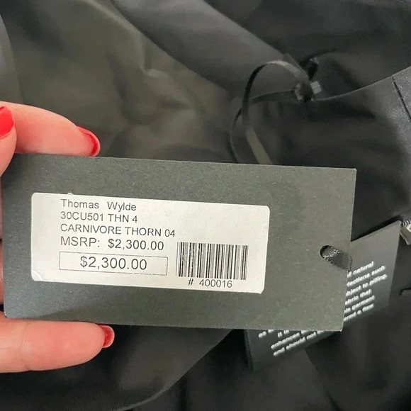 Thomas Wylde black studded carnivore thorn midi dress - Picture 6 of 11